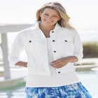 Stretch Denim Jean Jacket image number null