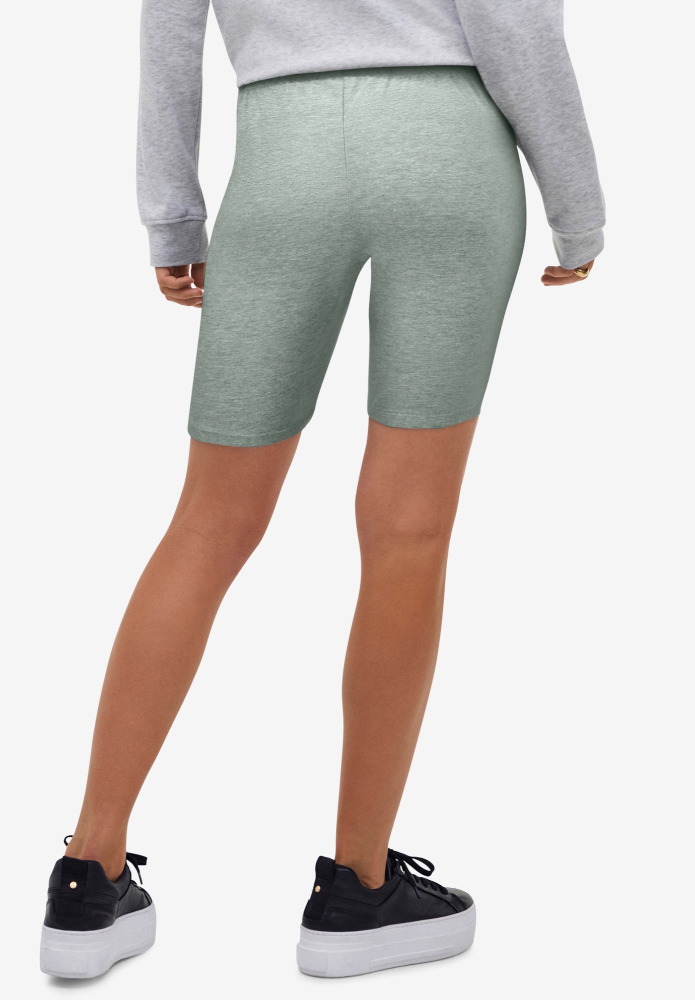 Ellos Studio Stretch Cotton Spandex Bike Shorts image number 1