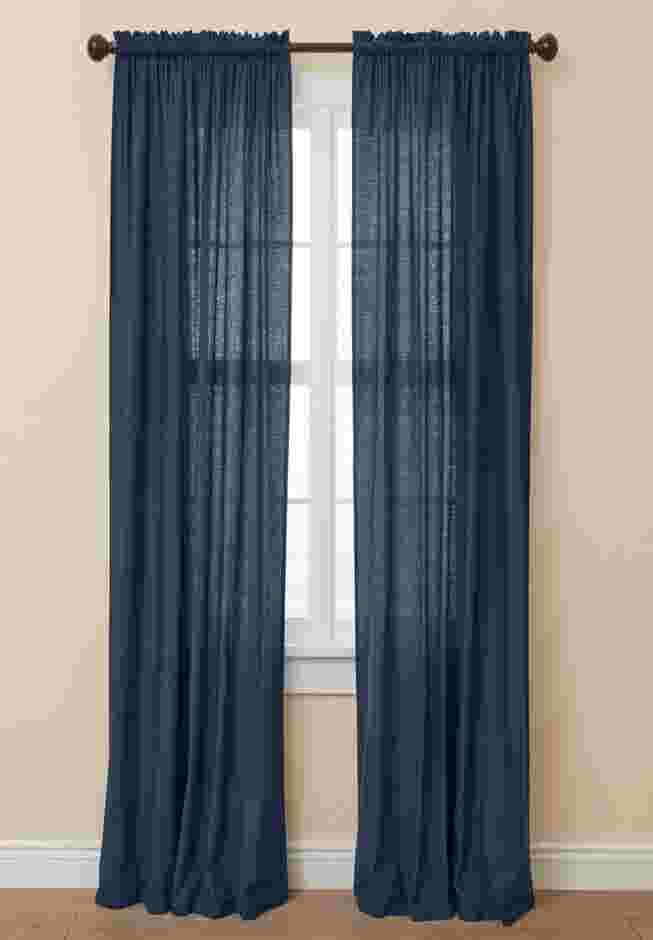 Poly Cotton Canvas Rod-Pocket Panel image number 0
