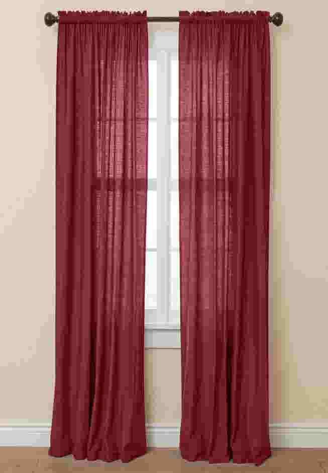 Poly Cotton Canvas Rod-Pocket Panel image number 0
