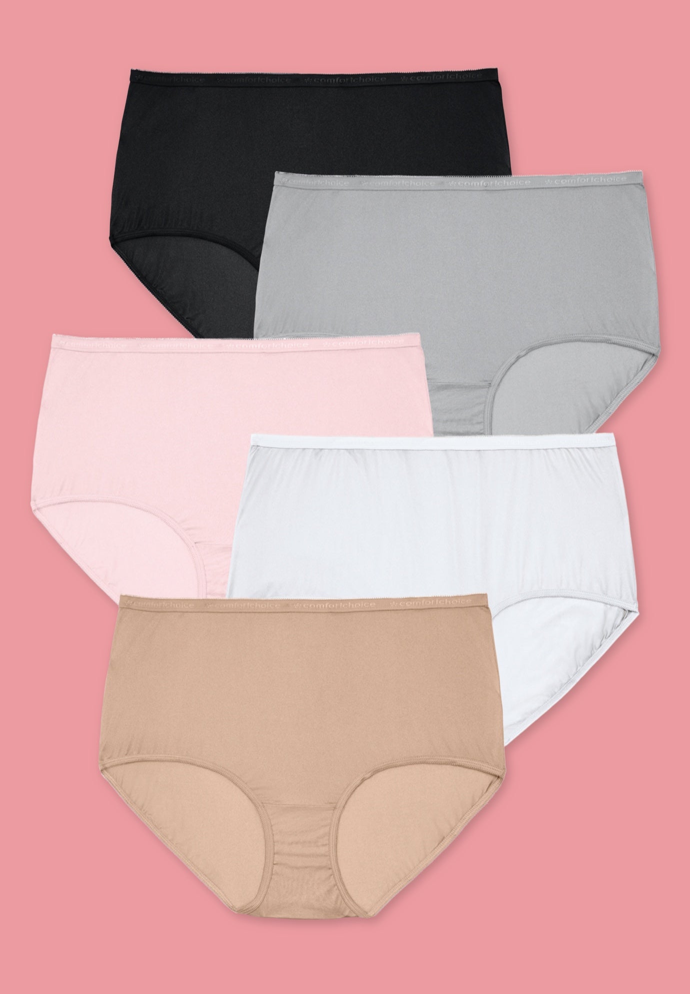 5-Pack Tag-free Full Coverage Cotton Brief image number 0