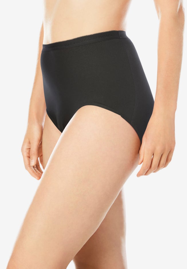Full Coverage Stretch Cotton Brief 5-Pack image number 3