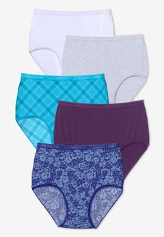 5-Pack Tag-free Full Coverage Cotton Brief