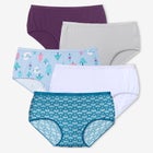 5-Pack Tag-free Full Coverage Cotton Brief image number 0