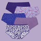 5-Pack Tag-free Full Coverage Cotton Brief image number 1