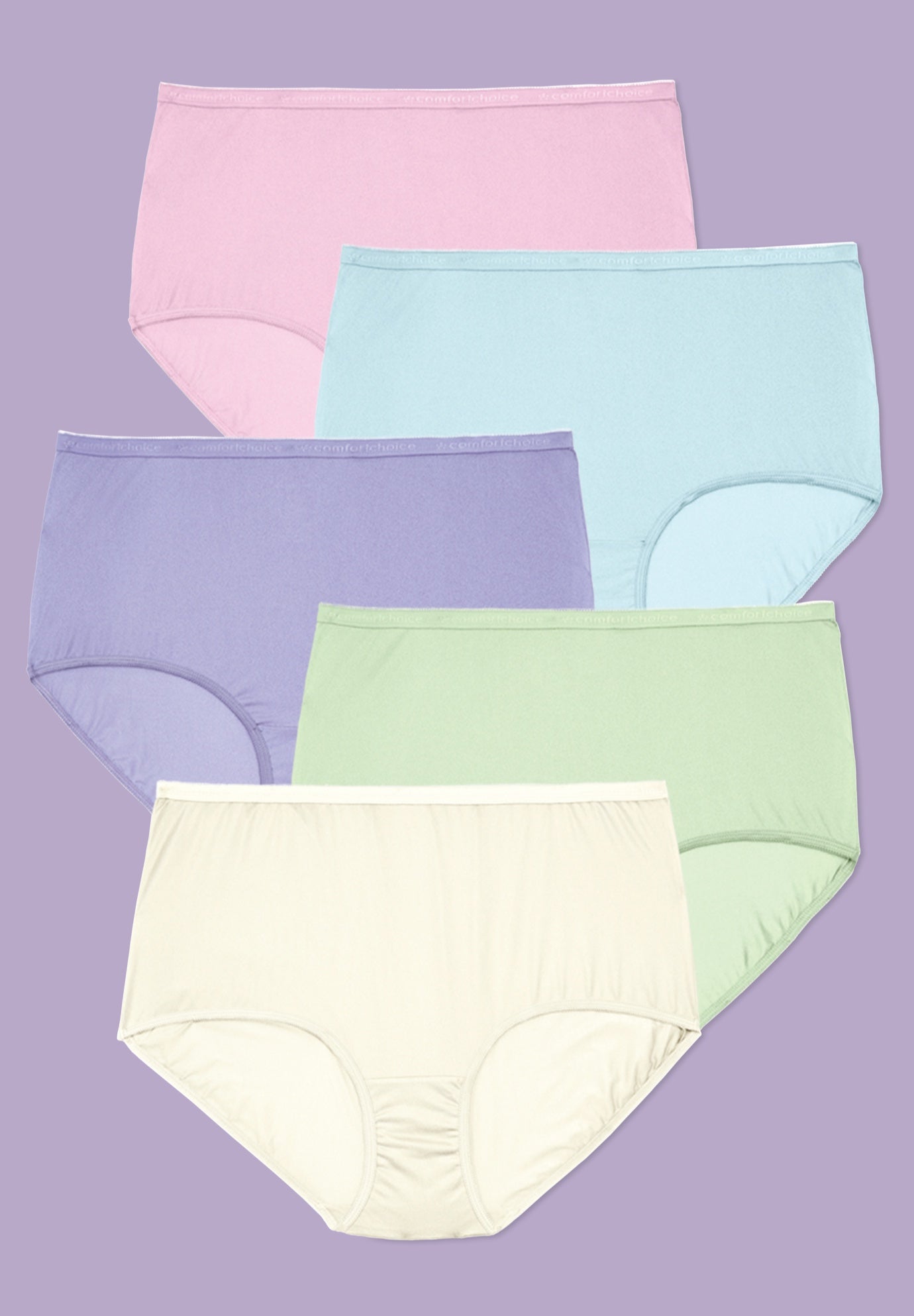 5-Pack Tag-free Full Coverage Cotton Brief image number 0