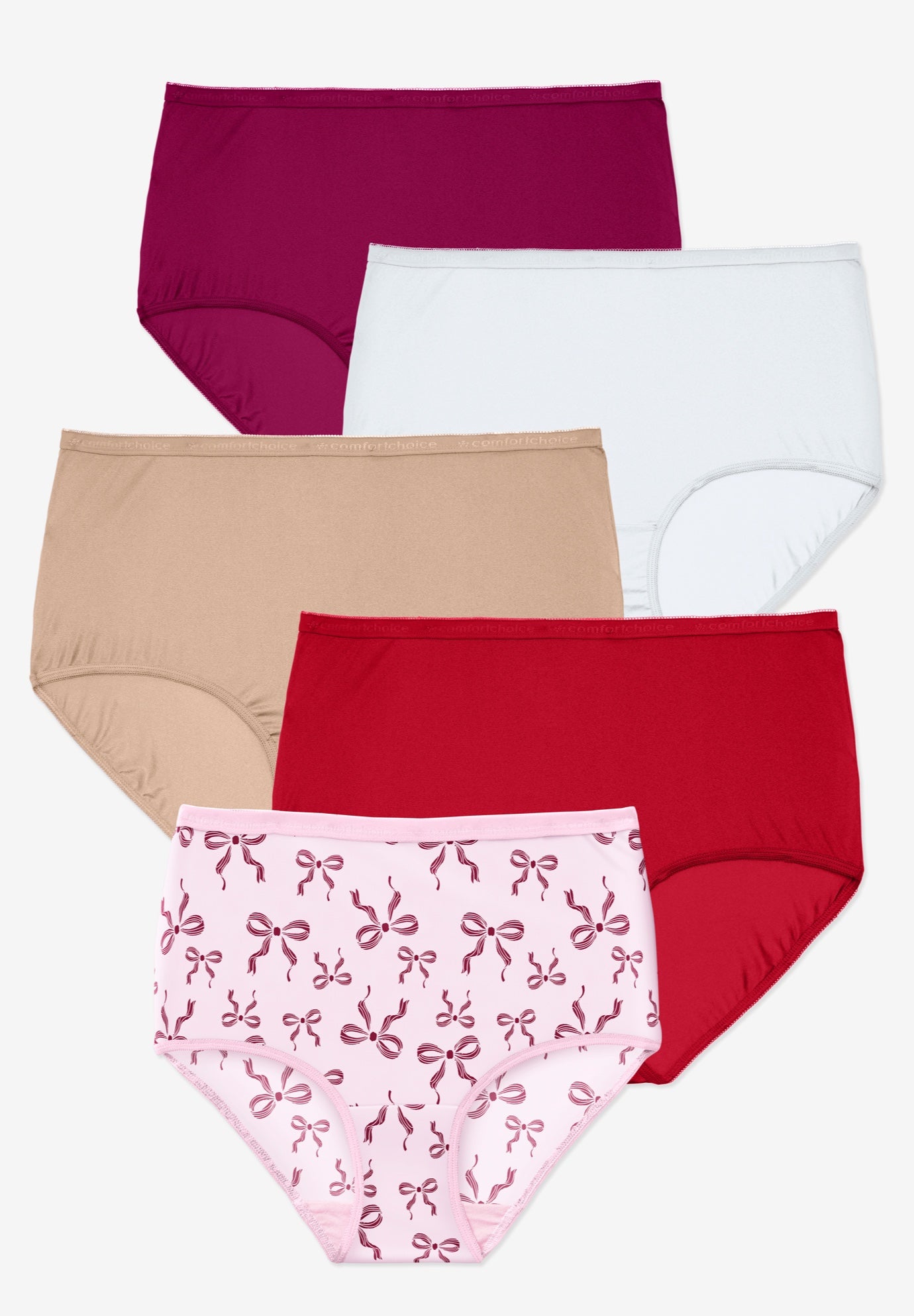 5-Pack Classic Silky Nylon Brief image number 0
