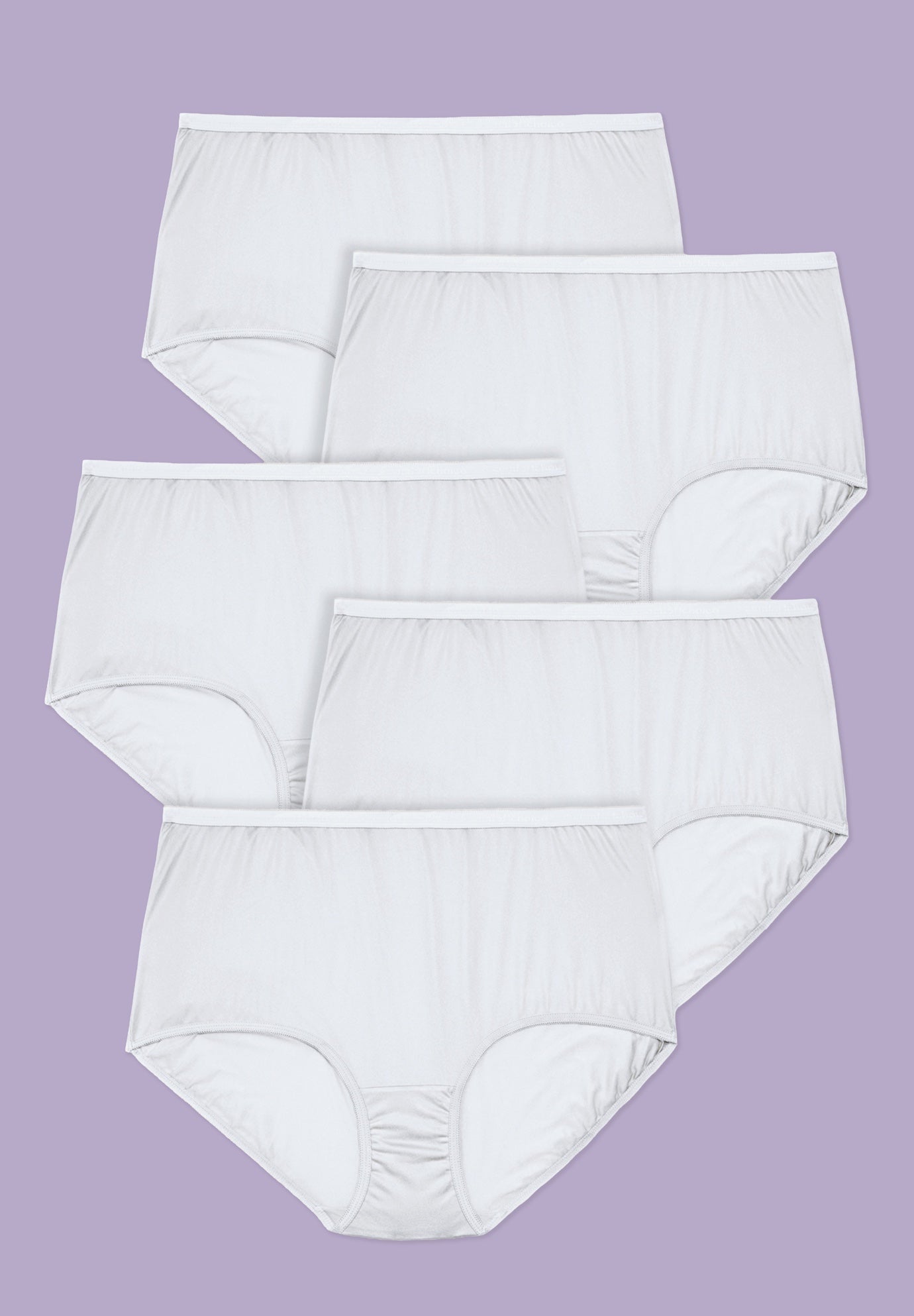 Full Coverage Nylon Brief 5-Pack image number 1