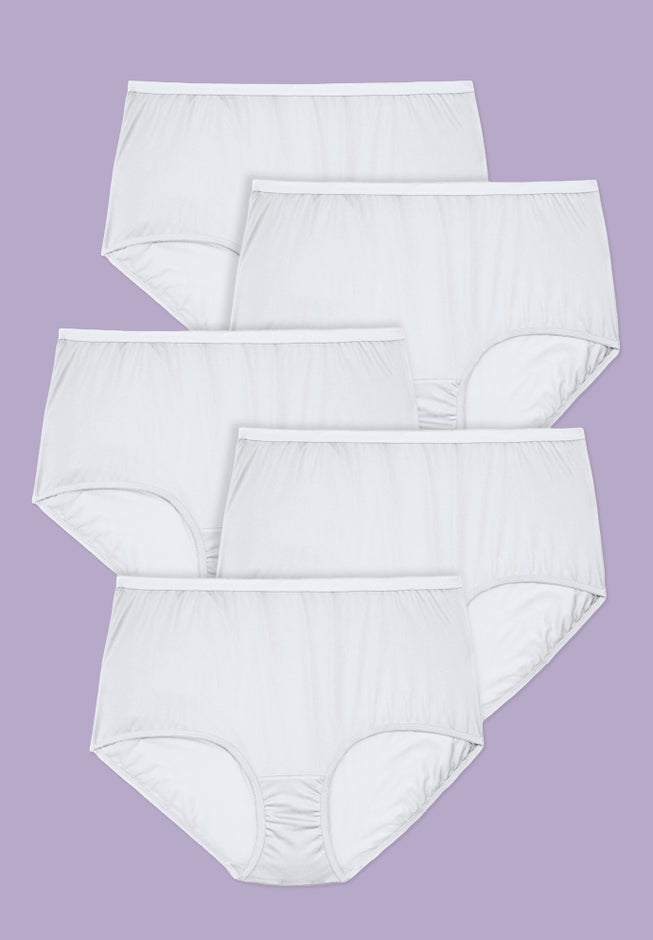 Full Coverage Nylon Brief 5-Pack image number 1