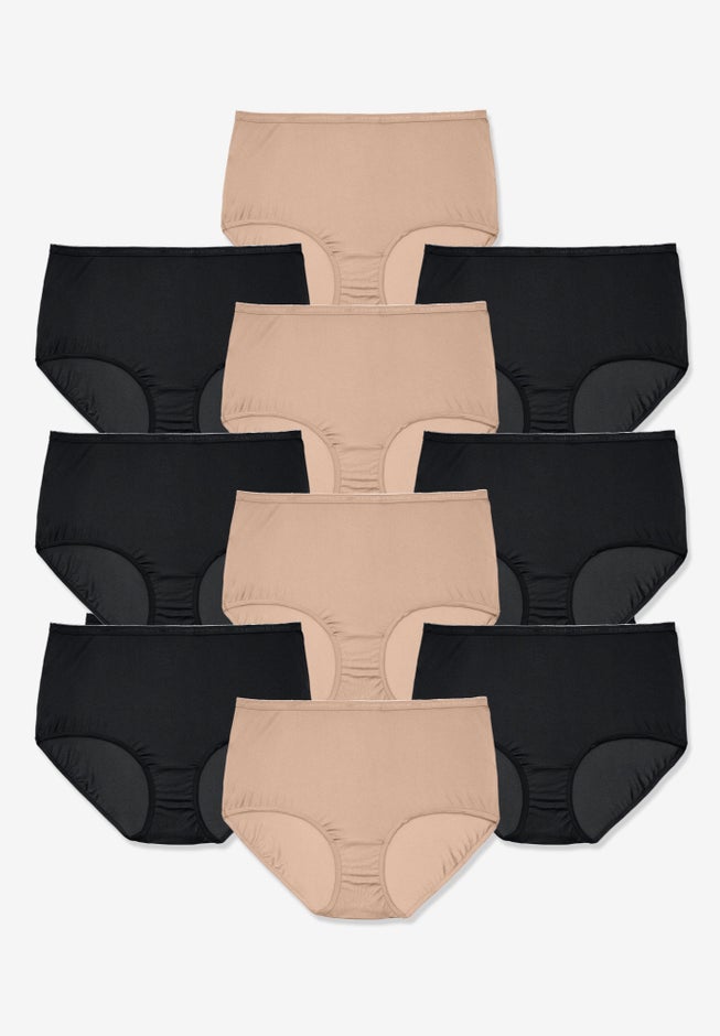 Full Coverage Nylon Brief 10-Pack image number 0