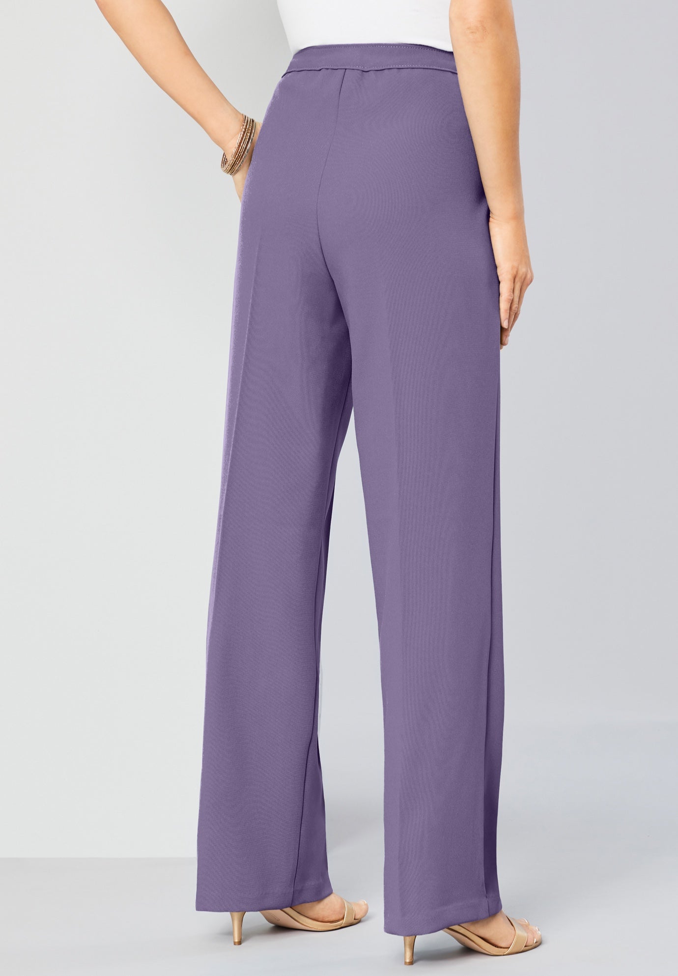 Plus Size Wide Leg Bend Over&reg; Pant image number 0