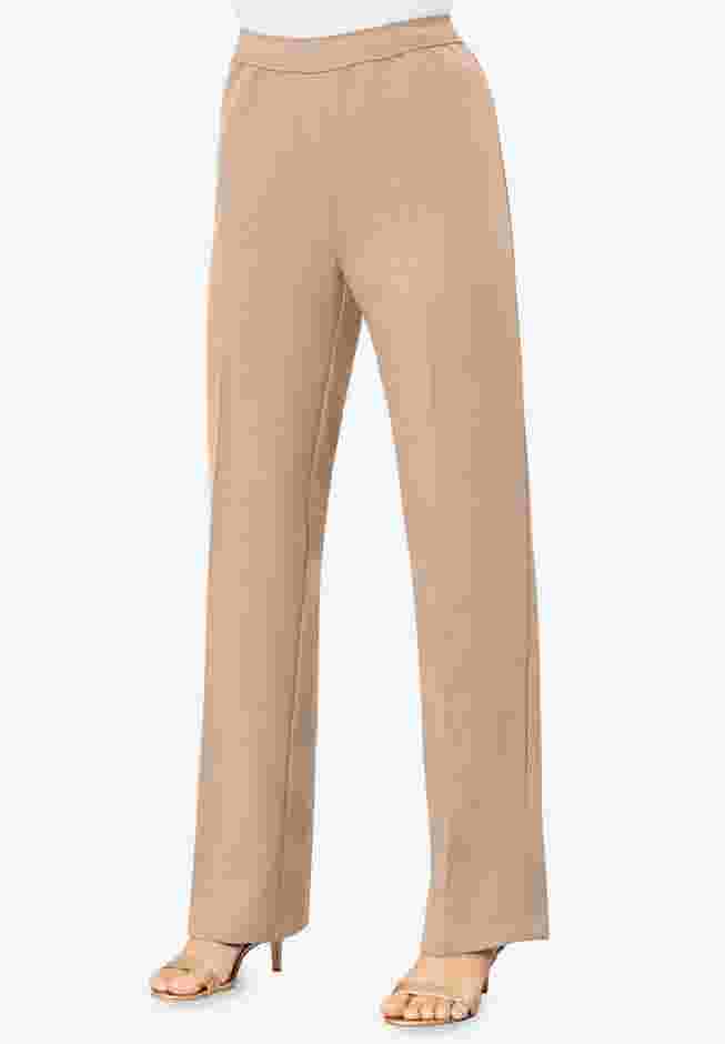 Plus Size Wide Leg Bend Over® Pant image number 1