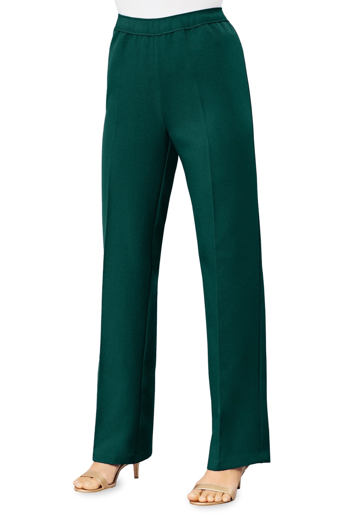 Plus Size Wide Leg Bend Over® Pant image number 1