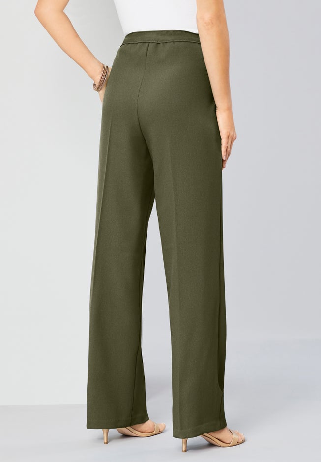 Plus Size Wide Leg Bend Over&reg; Pant image number 1