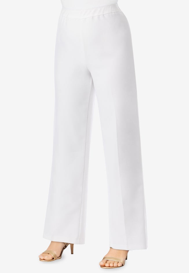 Plus Size Wide Leg Bend Over® Pant image number 1