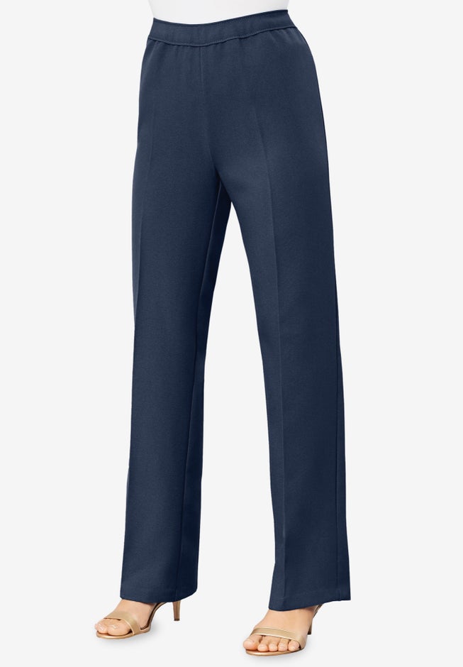 Plus Size Wide Leg Bend Over® Pant image number 1