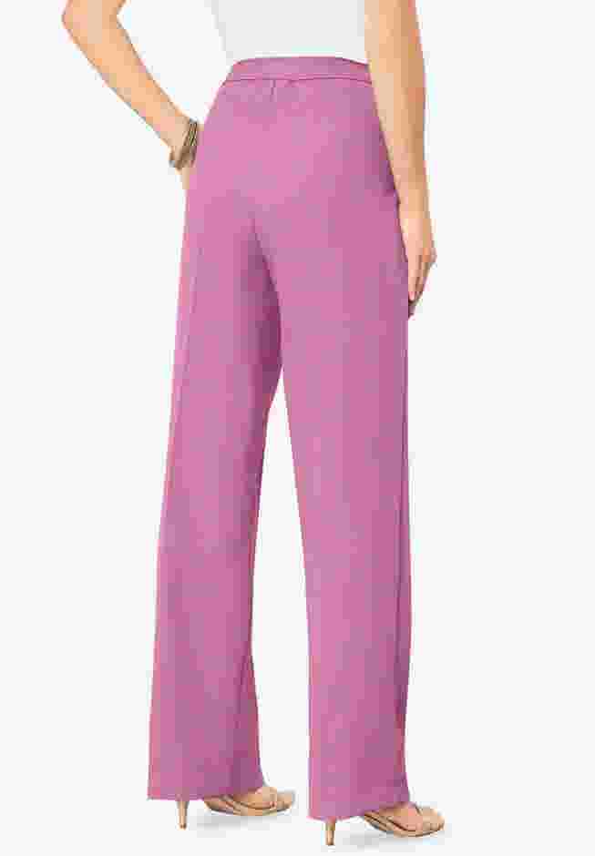 Plus Size Wide Leg Bend Over® Pant image number 0