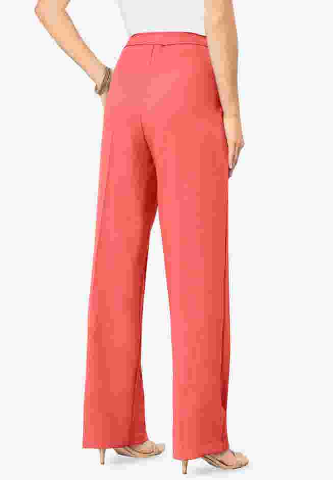 Plus Size Wide Leg Bend Over® Pant image number 0