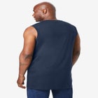 Shrink-Less Longer-Length Lightweight Muscle Pocket Tee image number null