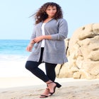 Waffle Mega Length Zip Hoodie image number null