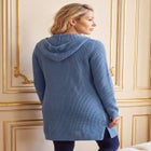 Waffle Mega Length Zip Hoodie image number 1