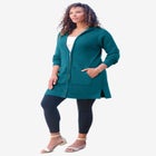 Waffle Mega Length Zip Hoodie image number null