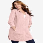 Waffle Mega Length Zip Hoodie image number null