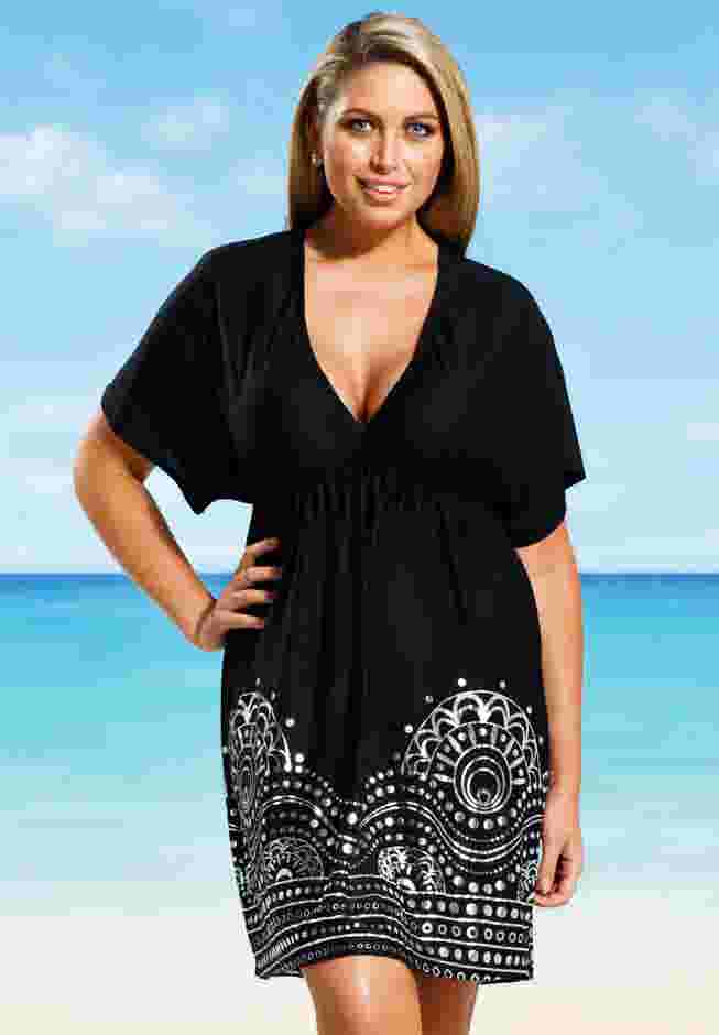 Kate V-Neck Cover Up Dress image number 0