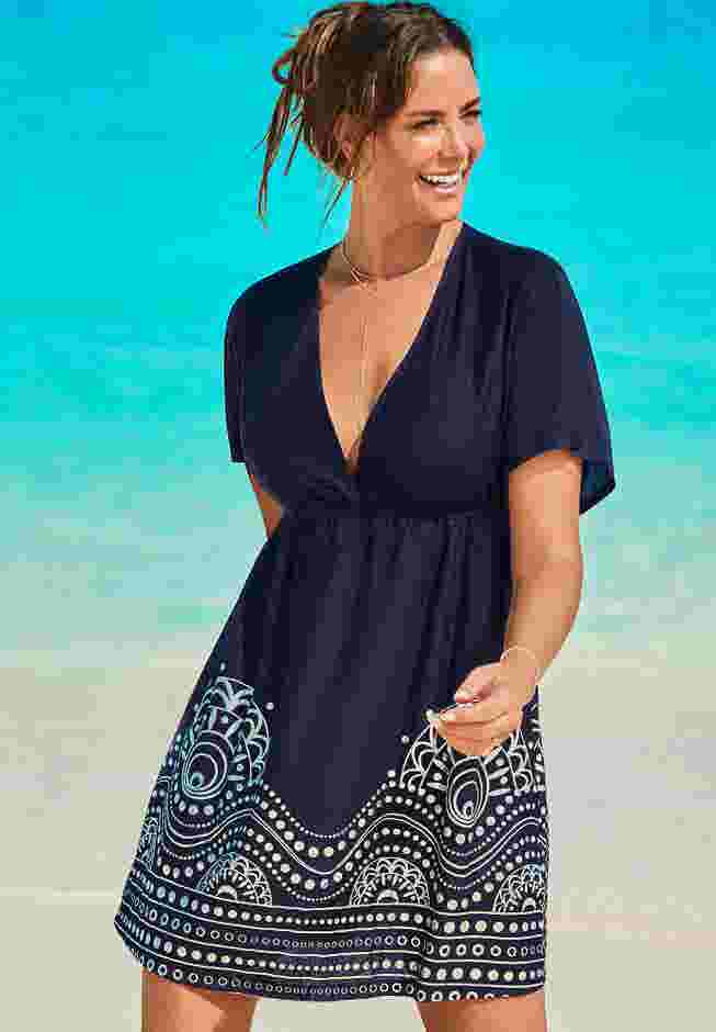 Kate V-Neck Cover Up Dress image number 0