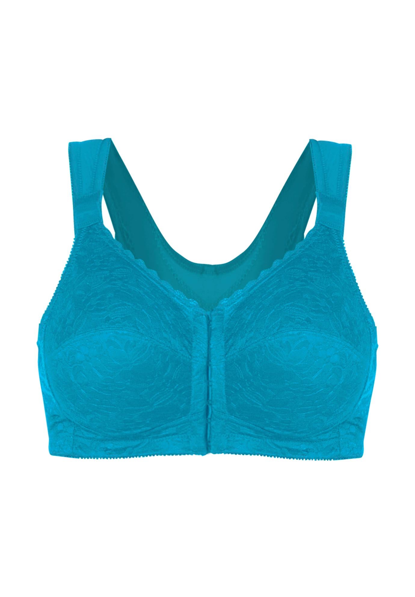 Front Close Wireless Posture Bra image number 2