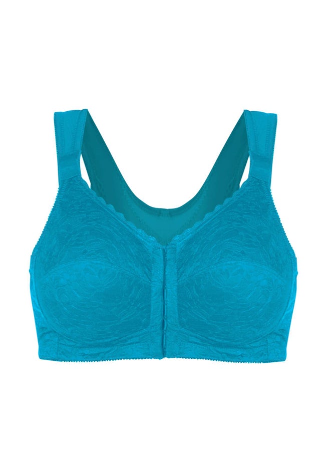 Front Close Wireless Posture Bra image number 2
