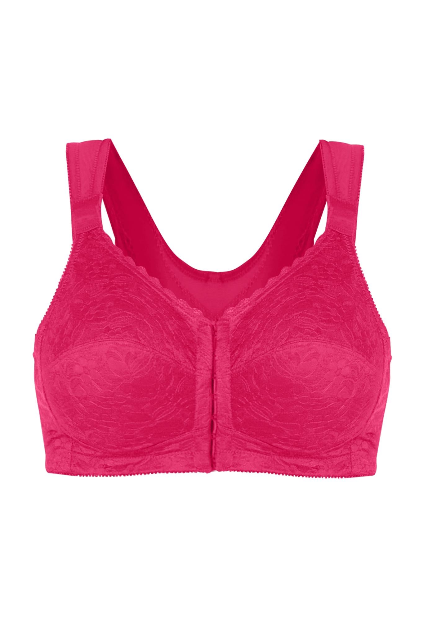 Front Close Wireless Posture Bra image number 2