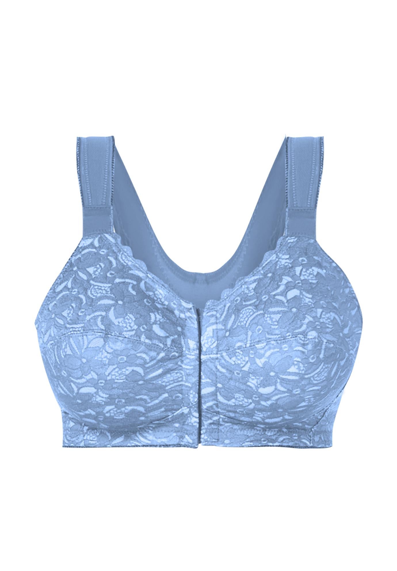 Front Close Wireless Posture Bra image number 2