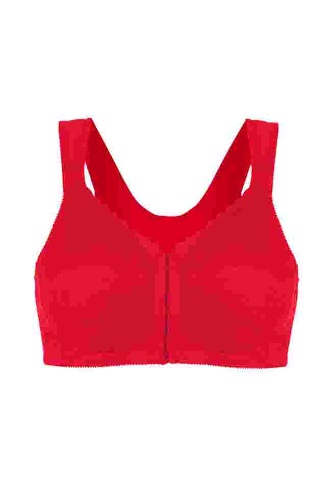 Front Close Wireless Posture Bra image number 2
