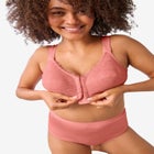 Front-Close Wireless Posture Bra image number null