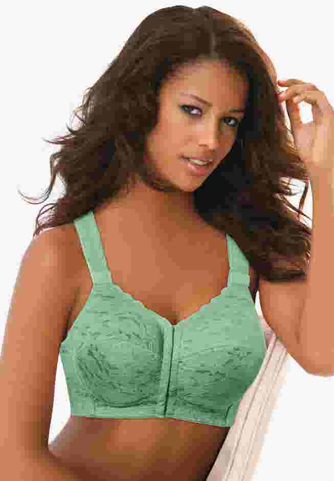 Front Close Wireless Posture Bra image number 0