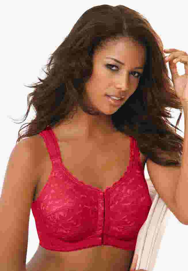 Front Close Wireless Posture Bra image number 0