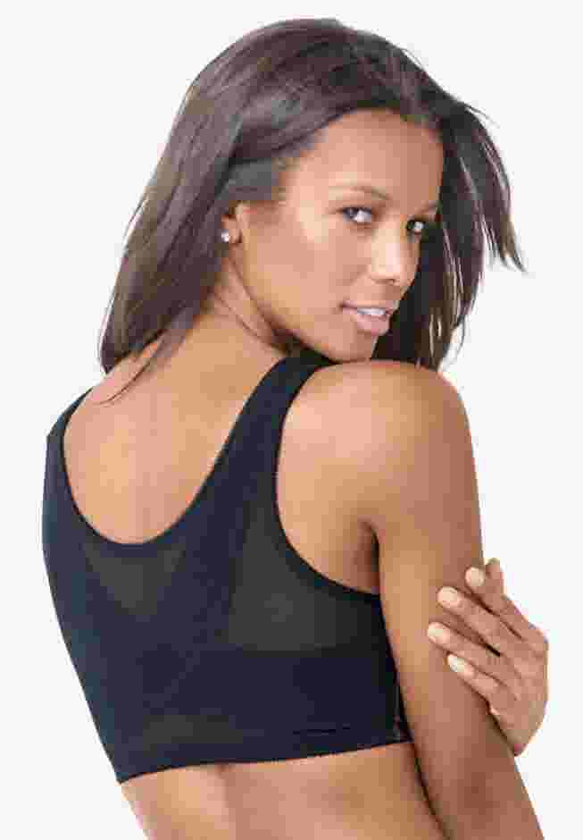 Front Close Wireless Posture Bra image number 1
