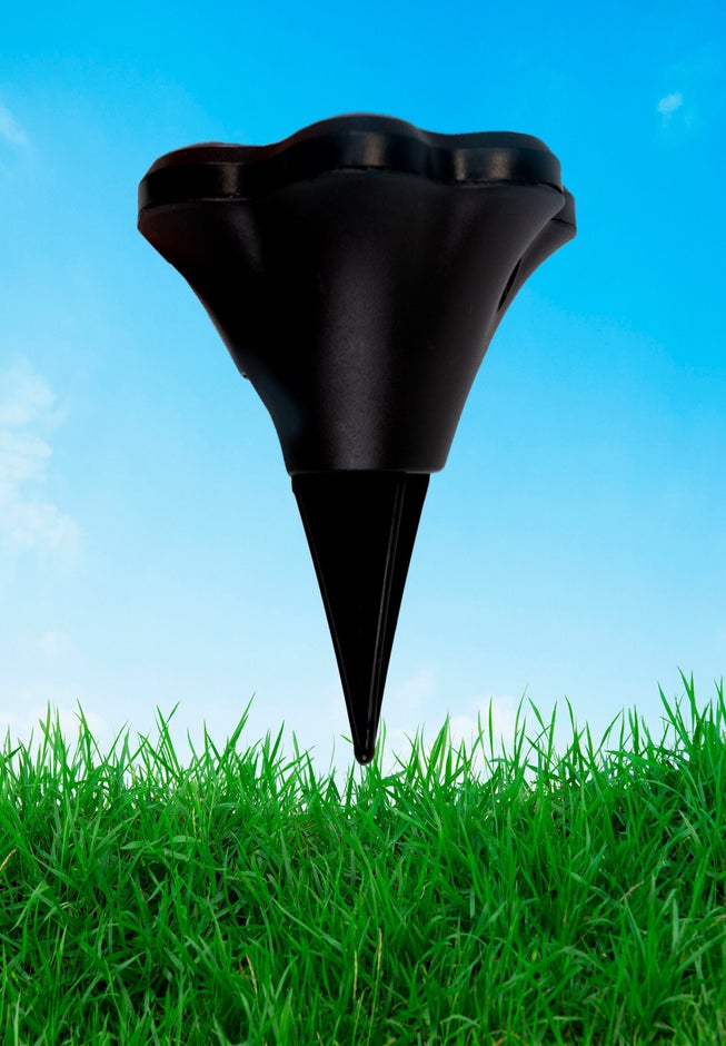 Paw Print Pathway Lights, Set of 4 image number 2