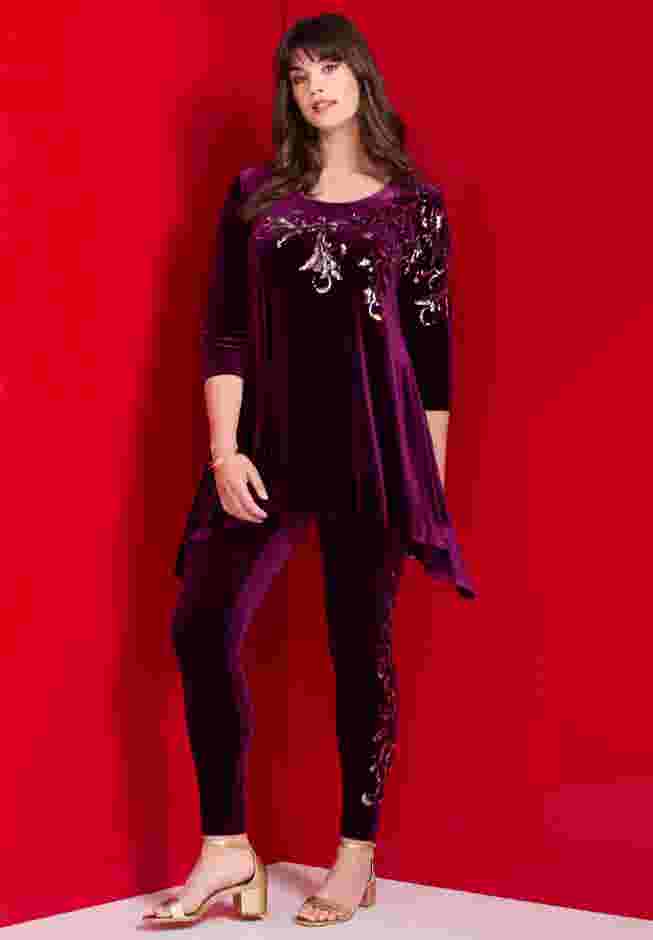 Velour Legging image number 2