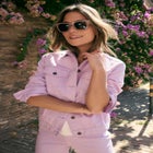 Plus Size Classic Stretch Denim Jacket image number null