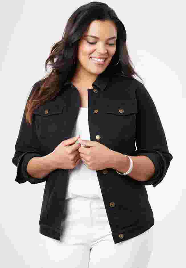 Essential Stretch Denim Jacket image number 0