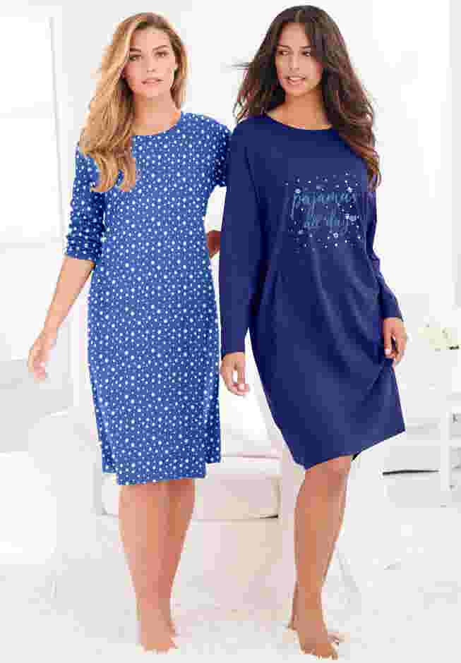 2-Pack Long-Sleeve Sleepshirt image number 4