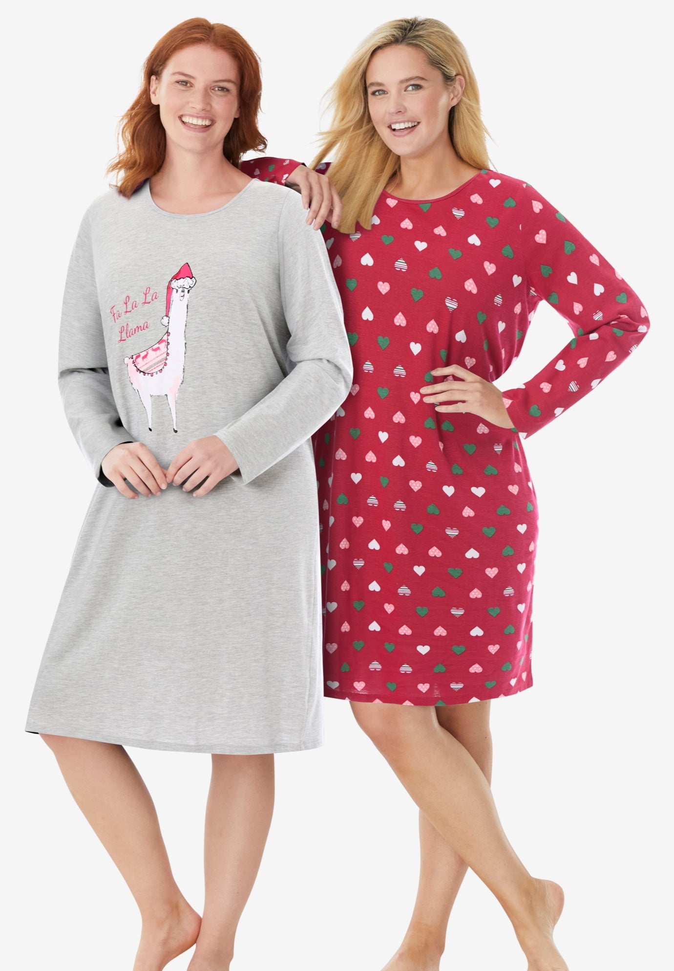 2-Pack Long-Sleeve Sleepshirt image number 0