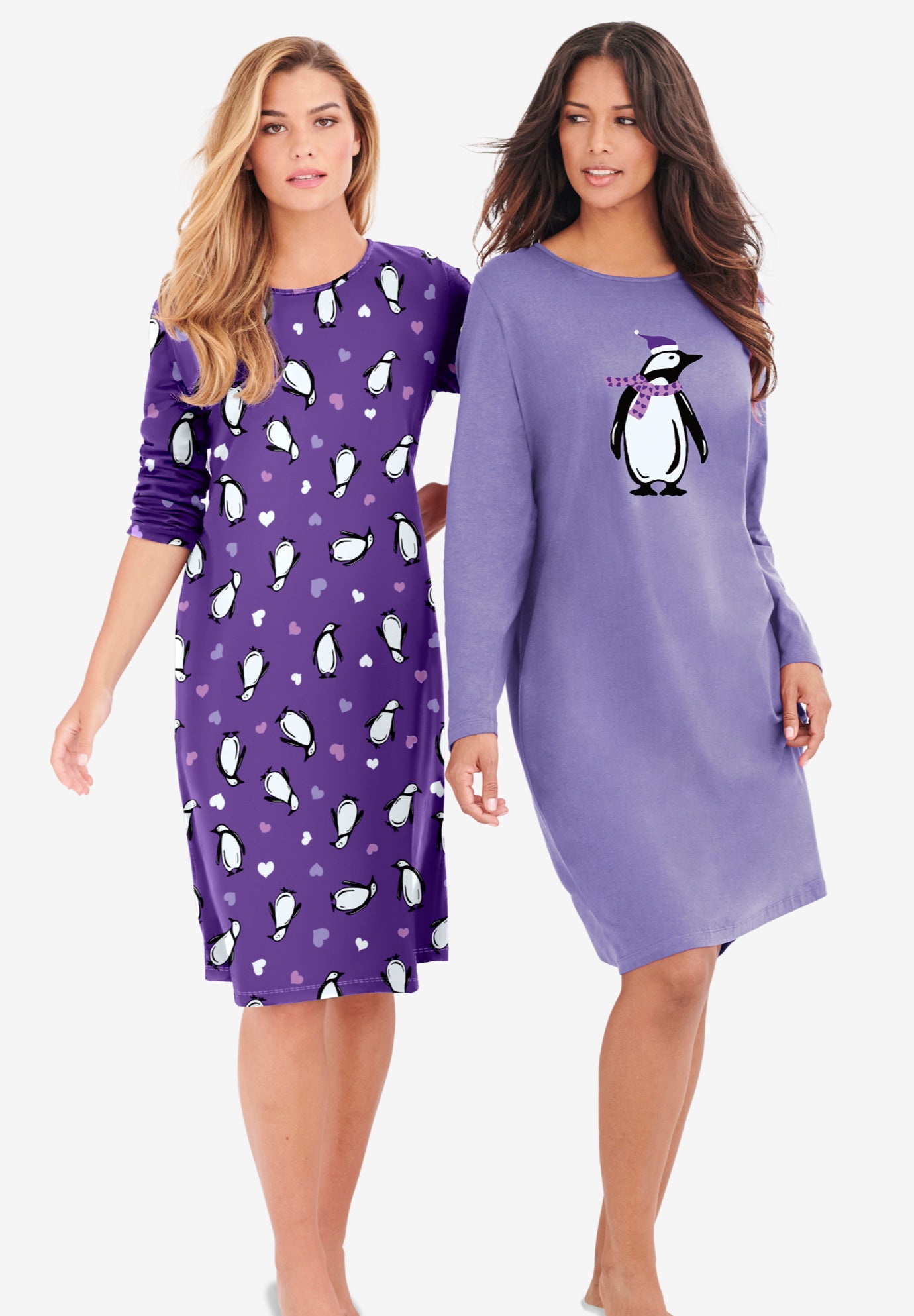 2-Pack Long-Sleeve Sleepshirt image number 0