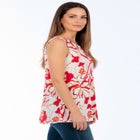 Stretch Knit Sleeveless Swing Tunic image number null