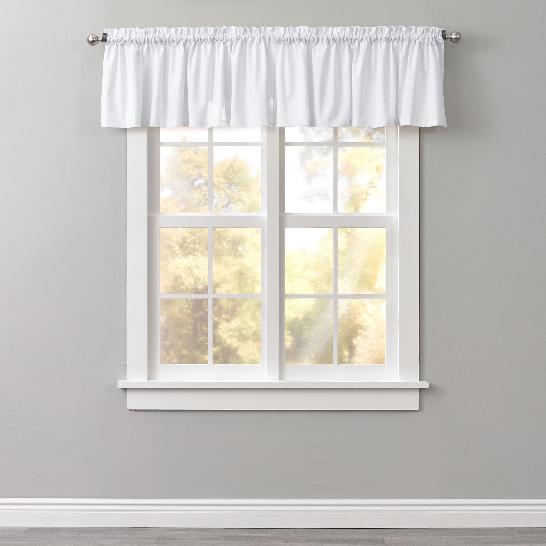 Poly Cotton Canvas Rod-Pocket Valance image number 0