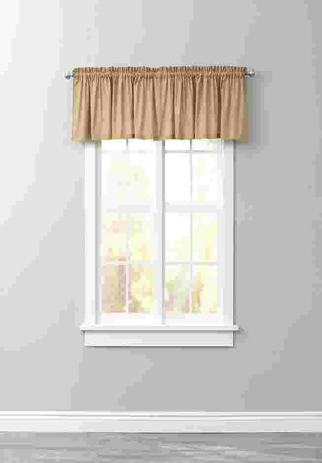 Poly Cotton Canvas Rod-Pocket Valance image number 0