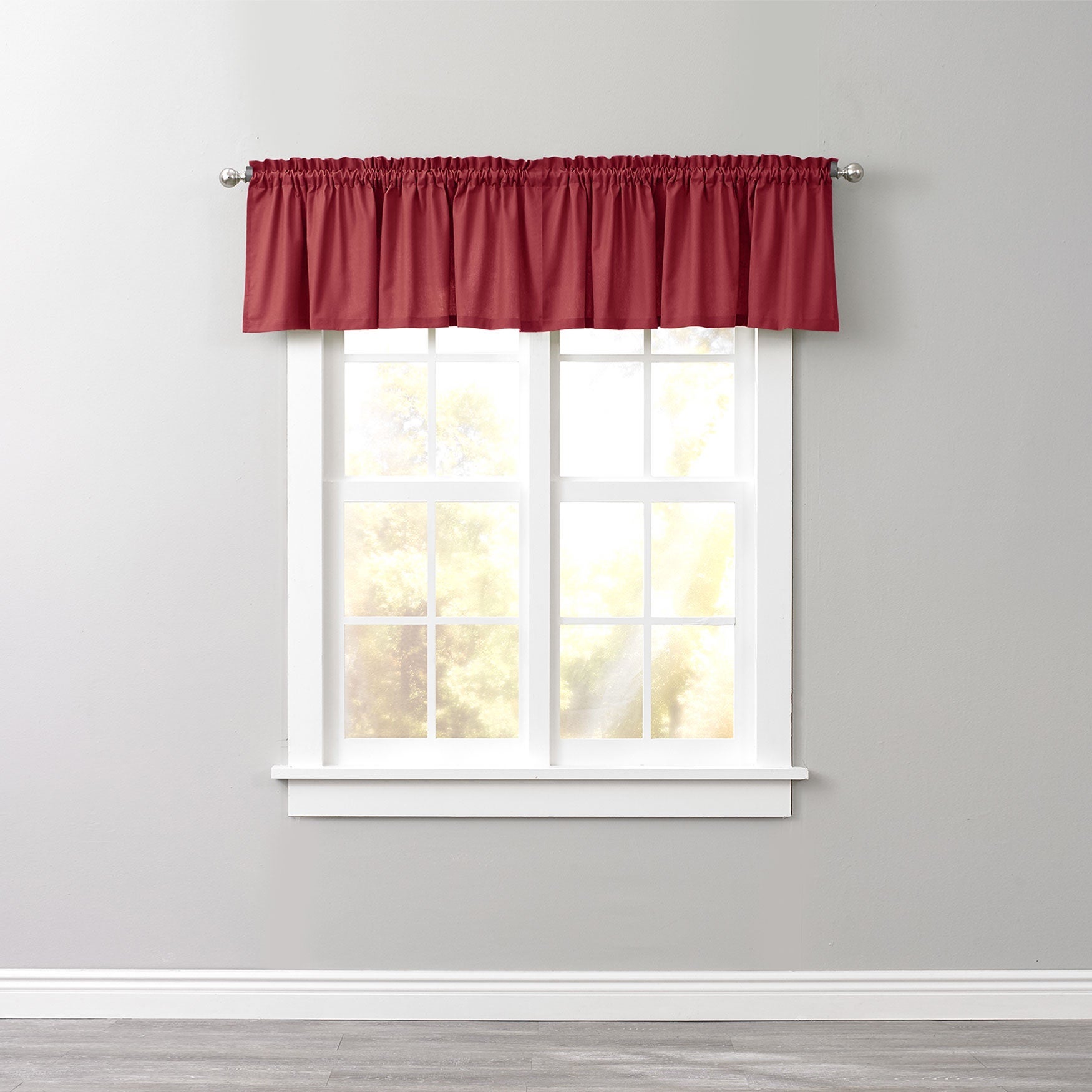 Poly Cotton Canvas Rod-Pocket Valance image number 0