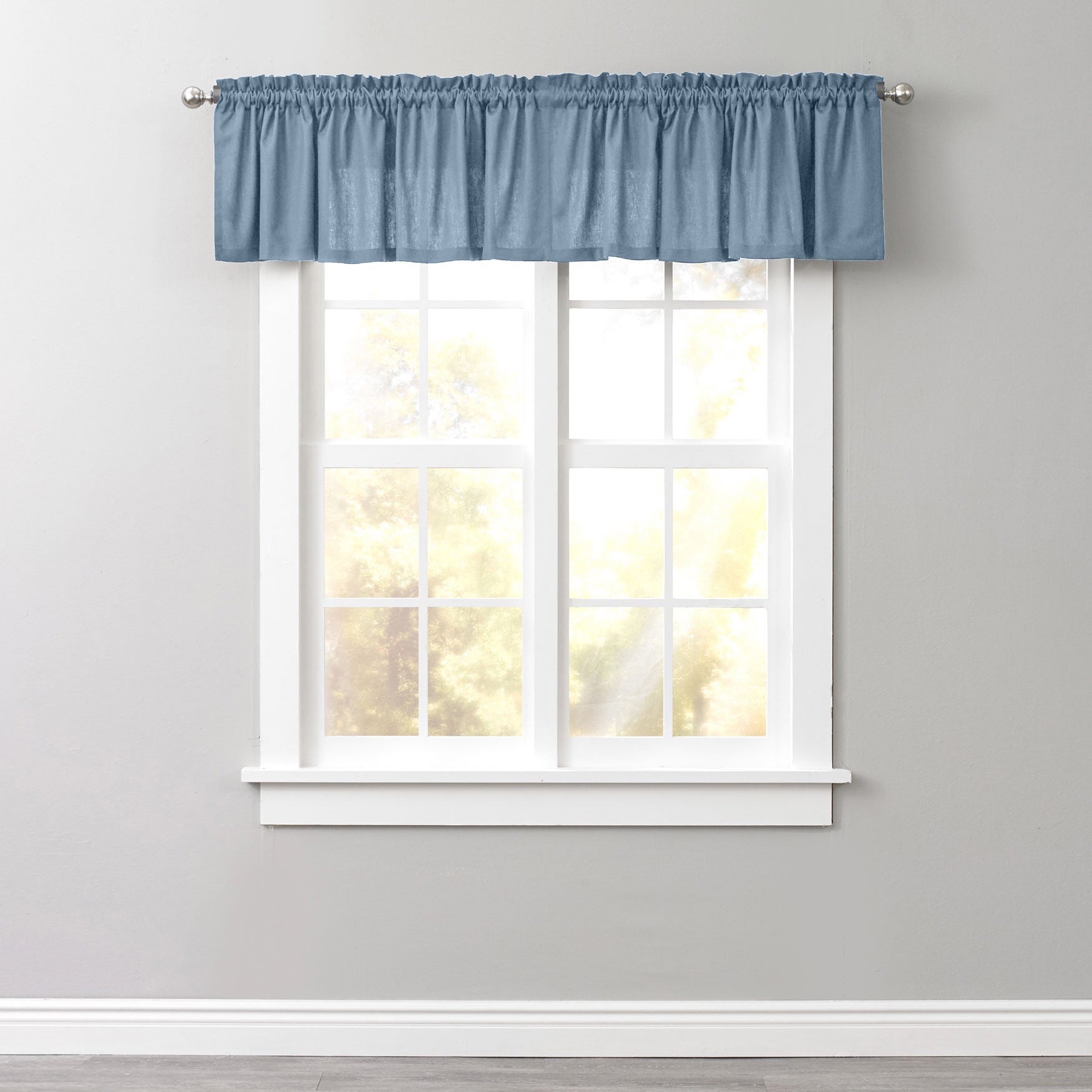 Poly Cotton Canvas Rod-Pocket Valance image number 0